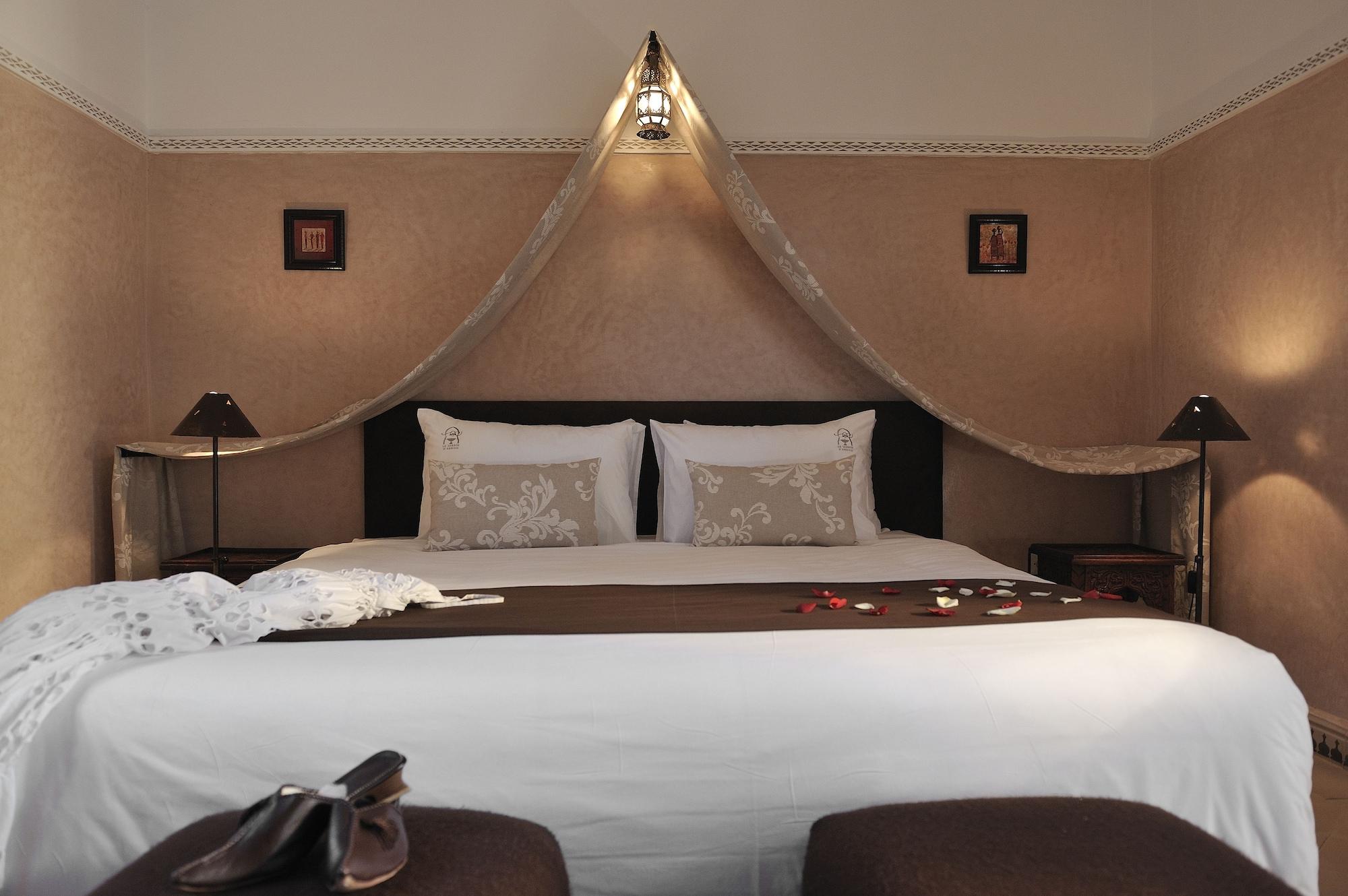 Riad Le Jardin D'Abdou Марракеш Экстерьер фото A bedroom