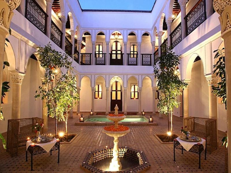 Riad Le Jardin D'Abdou Марракеш Экстерьер фото The hotel's courtyard