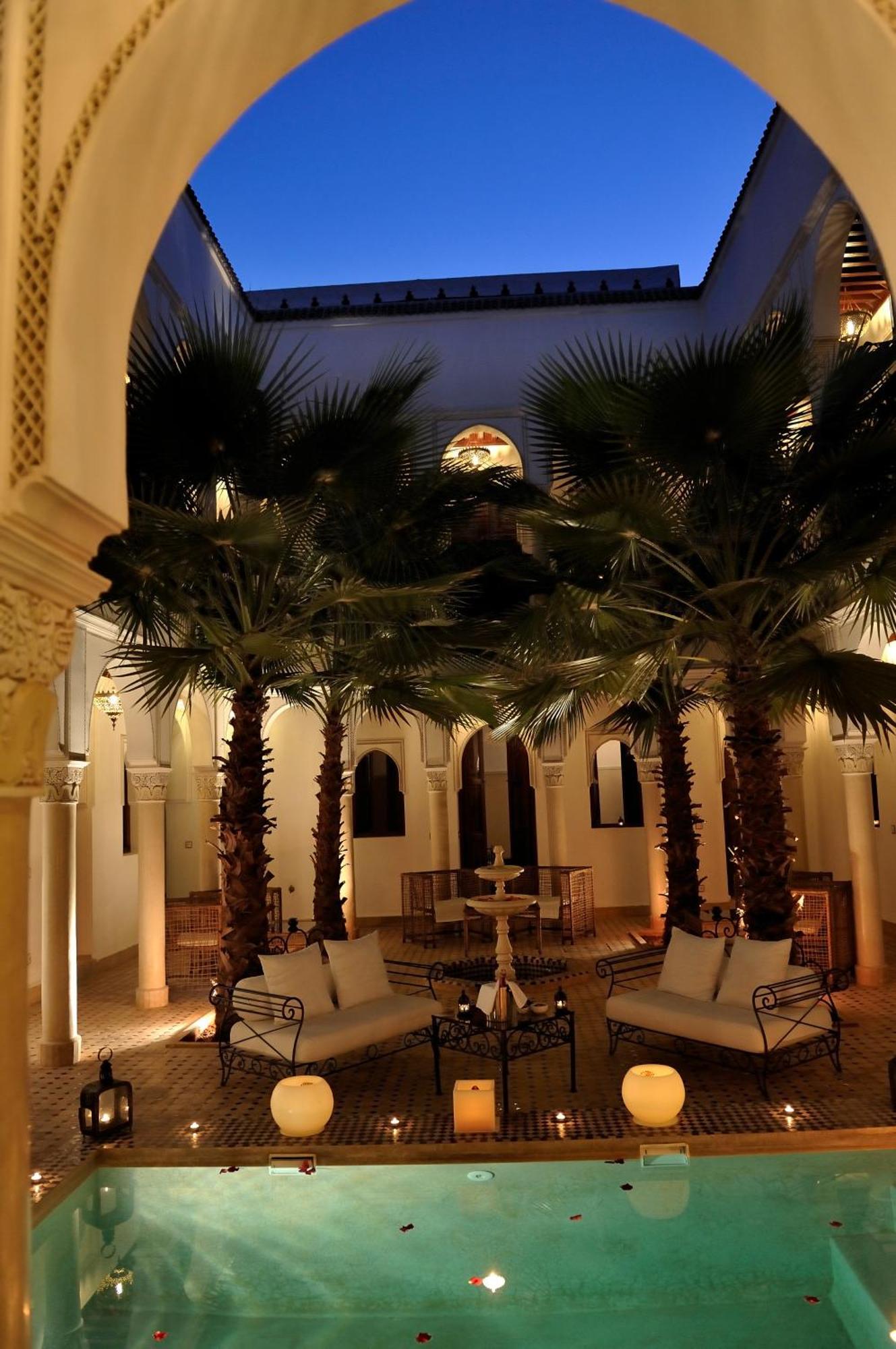 Riad Le Jardin D'Abdou Марракеш Экстерьер фото The hotel's courtyard