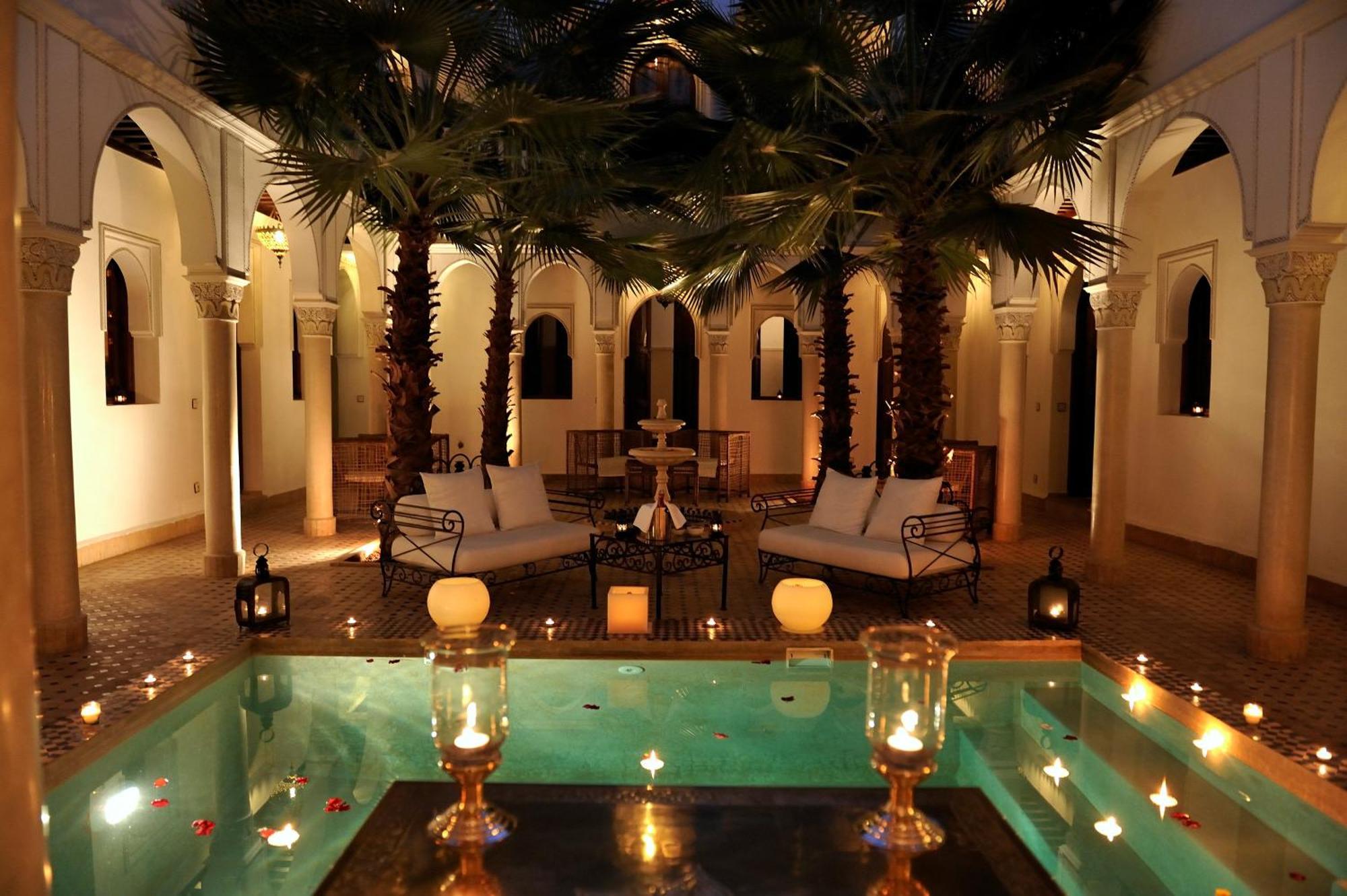 Riad Le Jardin D'Abdou Марракеш Экстерьер фото The hotel's courtyard